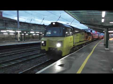 Rail Traffic at Carlisle - 18th December 2018