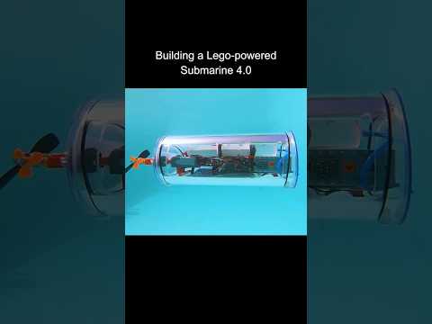 Building a Lego-powered submarine 4.0 #shorts