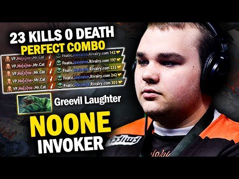 NOONE INVOKER IS BACK!! PERFECT COMBO 23 KILLS 0 DEATH VS ICEICEICE TIDEHUNTER - DOTA 2 INVOKER