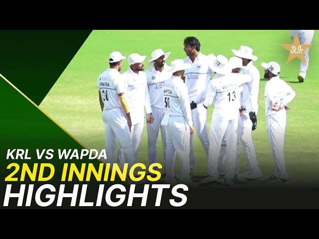 2nd Session Highlights | KRL vs WAPDA | President’s Trophy | 2025-26 | PCB | M2V1K