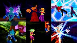 Todos los Ataques Definitivos de los Personajes de la Saga del Torneo del Poder | Tenkaichi 4