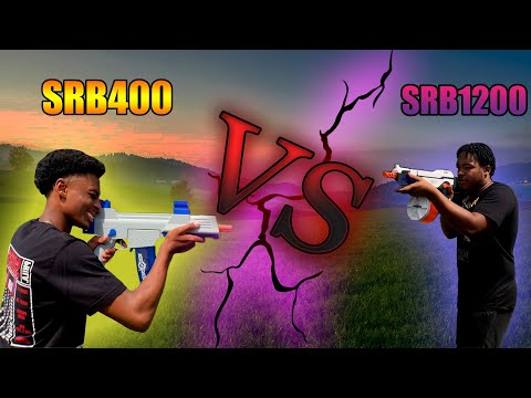 GEL BLASTER SRB1200 vs SRB400💥🔫 @SplatRBall