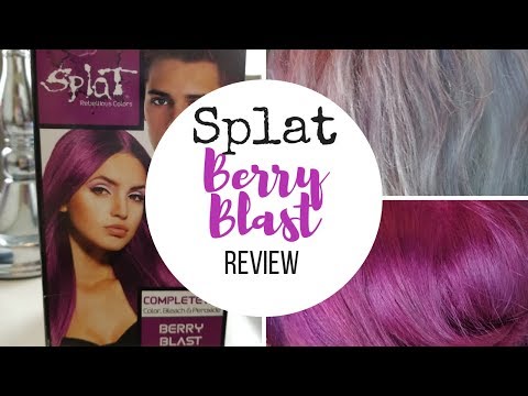 Purple Hair-Splat Berry Blast Review and Tutorial
