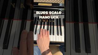 Piano lick 🎹 #jazzpiano #blues #tutorial #lick