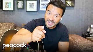 Luis Fonsi Sings Your Favorite TV Theme Songs… in Spanish! | Peacock At-Home Variety Show