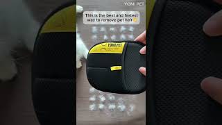 This is the most effortless pet hair removal tool I have used so far👏🏻#cat #petbrush #cleaning