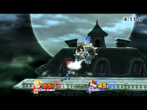 Zero Suit Samus vs Bowser