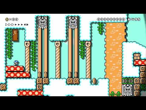 Thwomp's Fortress by Tobylish - Super Mario Maker 2 - No Commentary 1bz