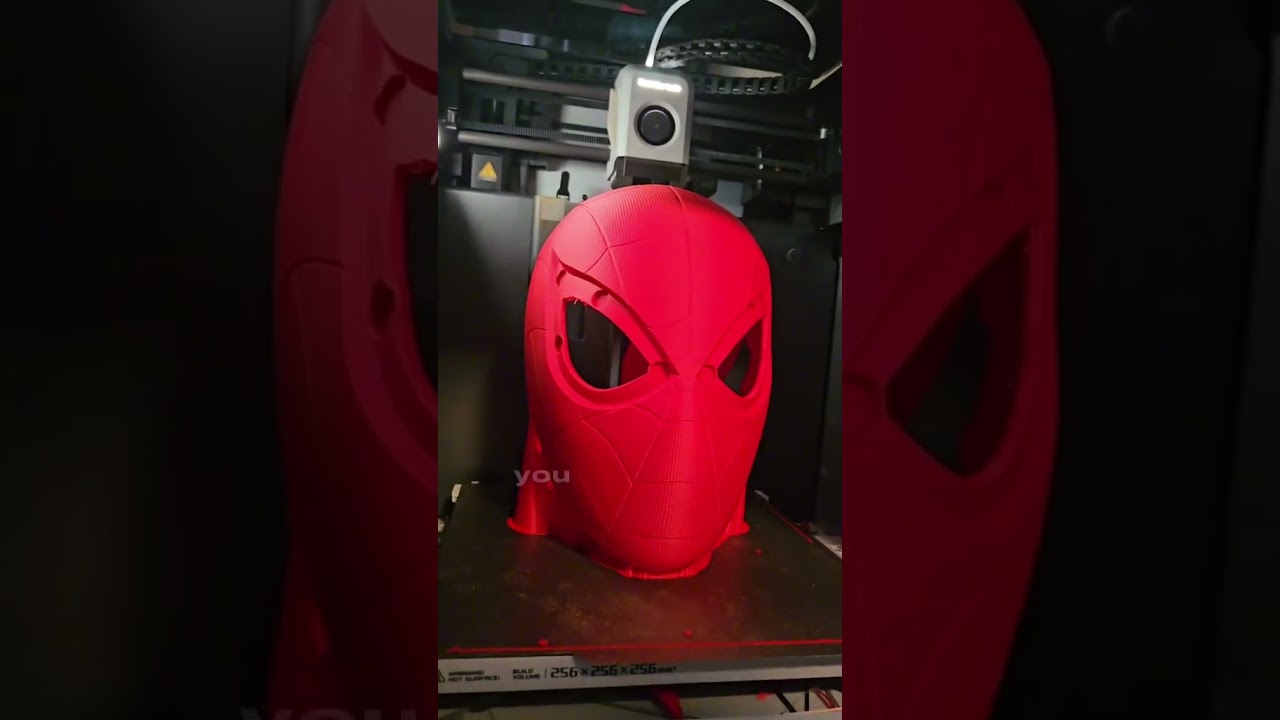 3D printing a Spiderman Mask