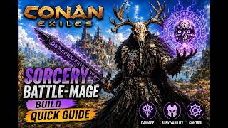 Quick Guide on Sorcery Battle-mage build with 2 Followers. Conan Exiles