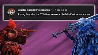 Fine, Let's Rank the Radahn Summons
