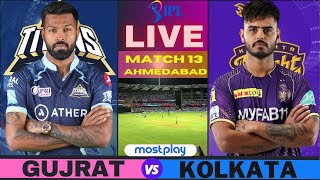 Live: GT VS KKR, IPL 2023 - Match 13 | Live Scores & Commentary | Gujrat Vs Kolkata | IPL LIVE 2023