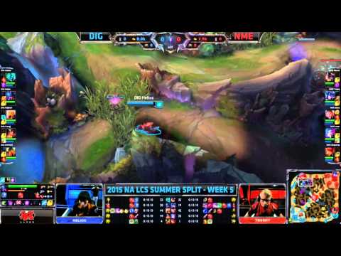 Team Dignitas vs. Enemy eSports | LCS NA Summer Split 2015 | W5D1