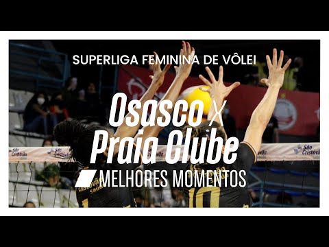 OSASCO 0 X 3 PRAIA CLUBE | MELHORES MOMENTOS | SUPERLIGA FEMININA DE VÔLEI | sportv