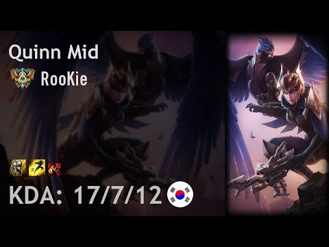 Quinn Mid vs Lucian - RooKie - KR Challenger Patch 7.16