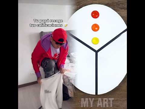 Your dad picks up your grades from school