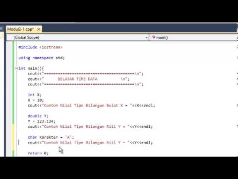 Contoh aplikasi tipe data dasar c++ (VS2010) « wiearthabatch7