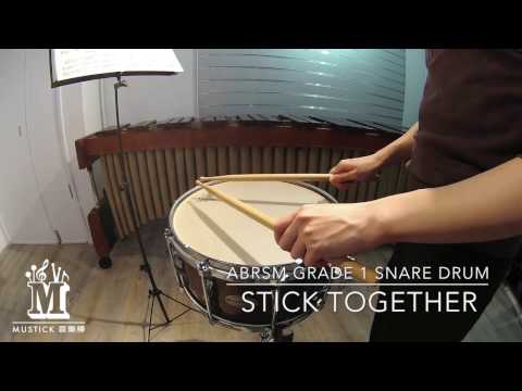 ABRSM Grade 1 Snare Drum- Stick together