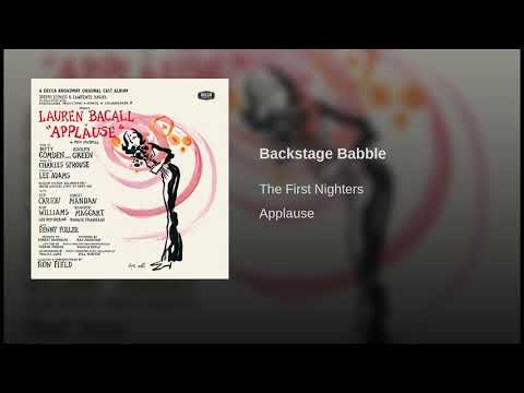 The First Nighters performing Backstage Babble