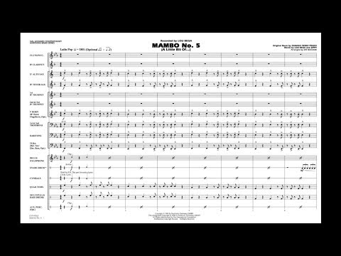 Mambo No. 5 by Damaso Perez Prado/arr. Jay Bocook