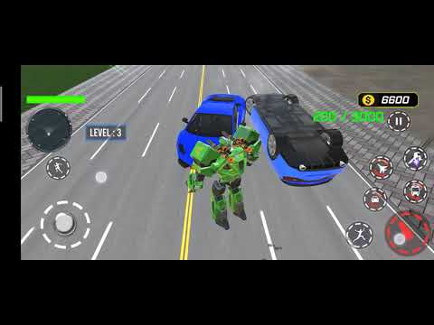 Army Bus Robot Transform Wars : Air Jet Robot Game - Android Gameplay