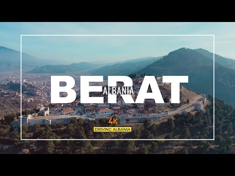 BERAT ALBANIA 🇦🇱 DRIVING REAL-TIME【4K】 (Duke Udhetuar me Makine)