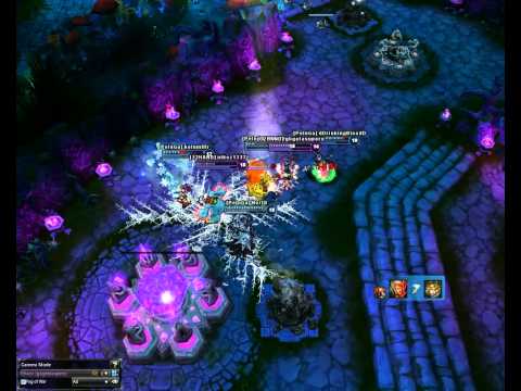 shaco kills vladimir after game is finished League Of Legends gameplay - GogetaSuperx