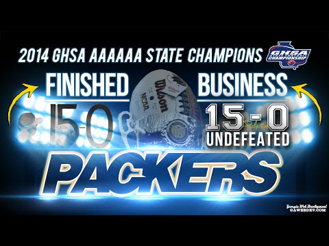 2014 GHSA AAAAAA Football State Champions - Colquitt County, Georgia Packers