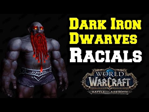 Dark Iron Dwarves Allied Race Racials & Spells | World of Warcraft Battle for Azeroth | WoW