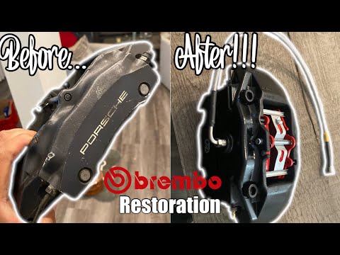RESTORING OLD “JUNK” PORSCHE 4Piston BREMBO CALIPERS! | DIY Big Brake Kit For My Audi TT 🏎💨