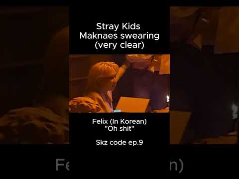 The hyungs can't control them no more #kpop #straykids #skz #maknaeline #swearing