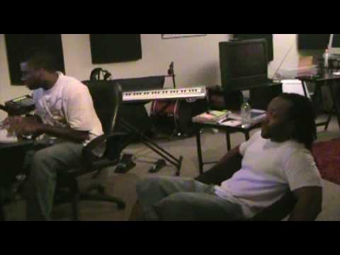 B.Sykes in a studio session.