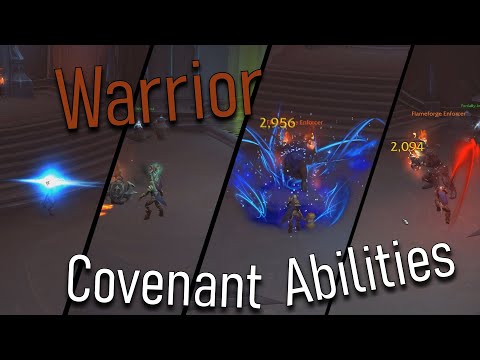 ALL WARRIOR COVENANT ABILITIES - World of Warcraft Shadowlands Alpha