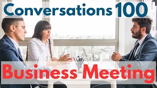 Business Meeting Conversation "Improve Speaking Skills!" | Business English Learning
