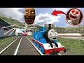 Building A Thomas Train Chased By Cursed Thomas Turned Into Tung Tung Tung Sahur In Garry S Mod