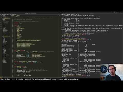 router7: Go and networking pair programming with Michael Stapelberg (May 23, 2020)