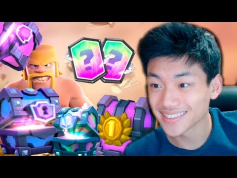 LENDÁRIAS!! ABRI OS MELHORES BAÚS DO CLASH ROYALE!!