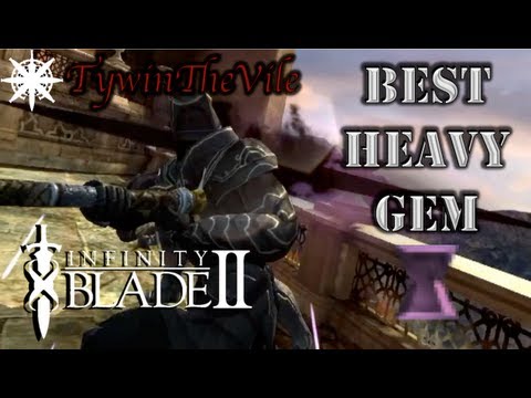 Infinity Blade 2: Combo Slash 1 Best Heavy Gem ! (CS1 vs 0)
