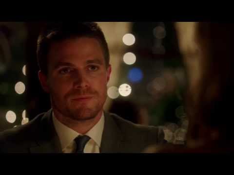 Arrow 3x01 - Olicity Scene - "It was red" (bg music reduced)