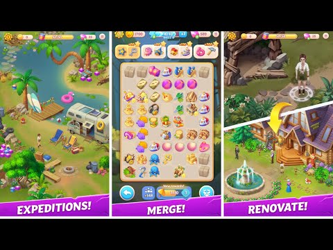 Merge Adventure: Travel Games Gameplay (Android, IOS) - YouTube