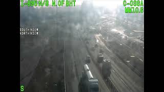 I-895 N Of Harbor Tunnel Traffic Camera 2/20/2026 4:11 PM - 2/21/2026 2:06 AM (Sunny - Midnight)