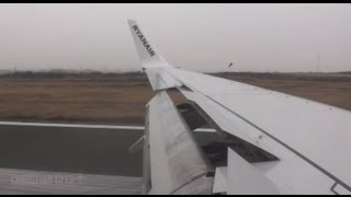 preview picture of video 'Dirty Flap Action: Landing at Knock Ireland West Airport, Ryanair Boeing B737-8AS'