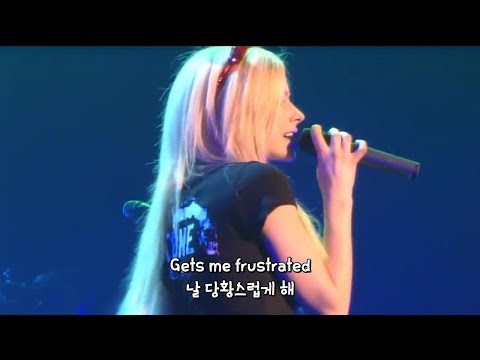 에이브릴 라빈(Avril Lavigne)의 Complicated 차분한 라이브 [한글자막] Video