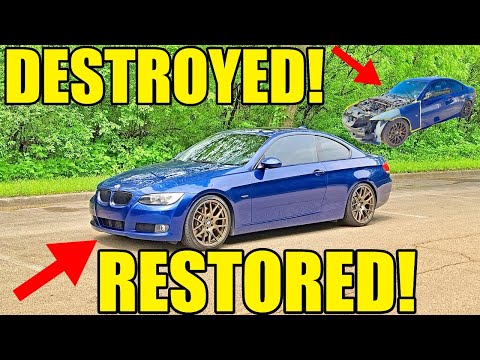 Restoring A Rare Twin-Turbo BMW! Complete 6 Week Transformation Fixing EVERYTHING! Start To Finish!