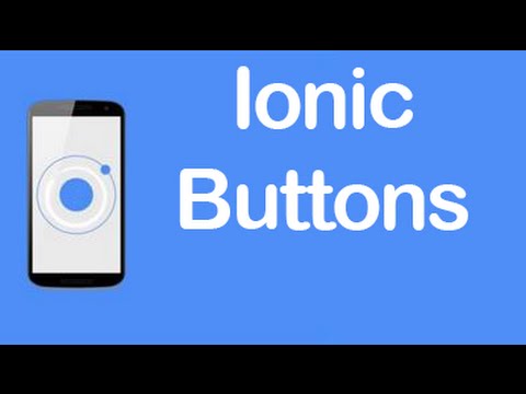 Ionic CSS Components Buttons