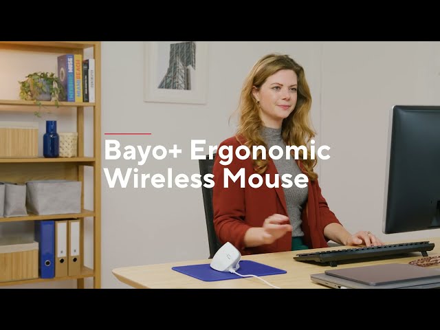 Trust Bayo+ Rato Vertical Sem Fios Multidispositivo Recarregável 2400 DPI Branco video