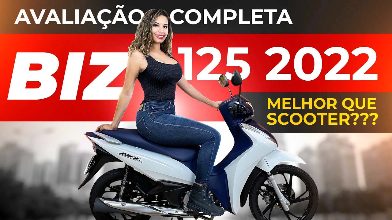 TESTE BIZ 125  HONDA BIZ - MOTO BIZ PONTOS POSITIVOS E NEGATIVOS, CONSUMO, SEGURO | REVIEW