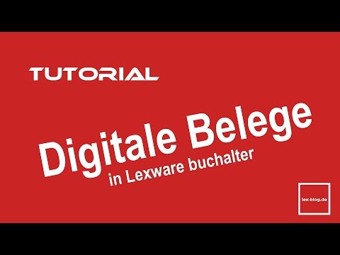 Digitale Belege in Lexware buchhalter | LexBlogTV