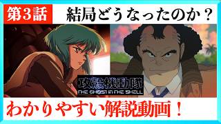 【相関図】アニメ攻殻機動隊3話をわかりやすく解説する動画！