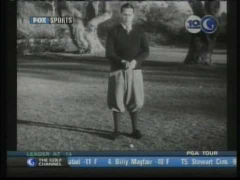 Bobby Jones Slow Motion Draw Fade, Wedge Shots